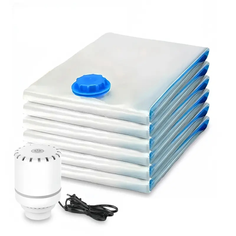 Food Storage Vacuum Bags - Elektryczna pompka do worków kompresyjnych, podróżna