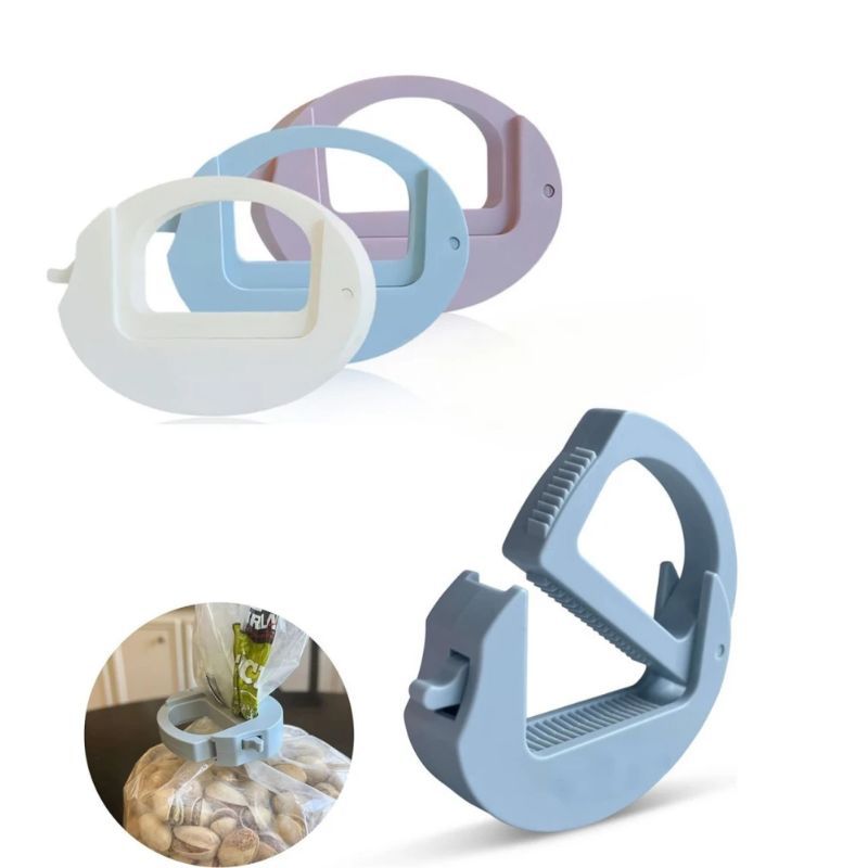 Food Storage And Safety - Losowy kolor, 3 sztuki, klips do