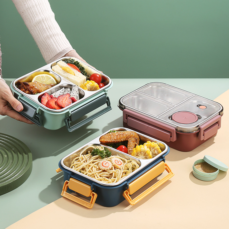 Food Storage Thermos - Pojemniki na lunch z 2/3 przegródkami