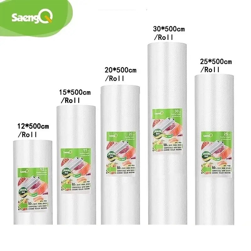 Food Storage Vacuum Bags - Worki próżniowe SaengQ do pakowania próżniowego