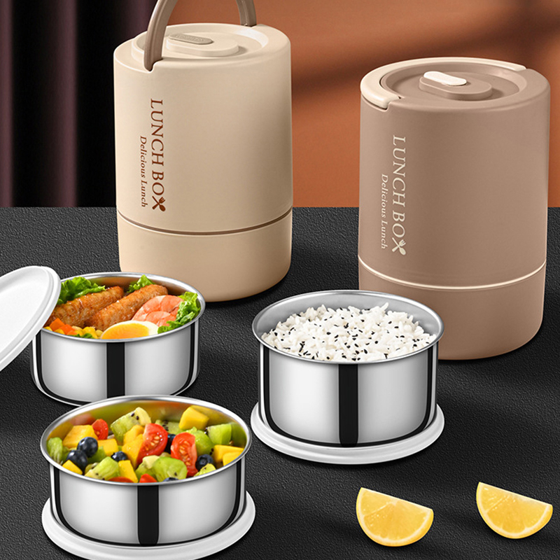 Food Storage Thermos - 4-częściowy zestaw przenośnych pojemników na lunch