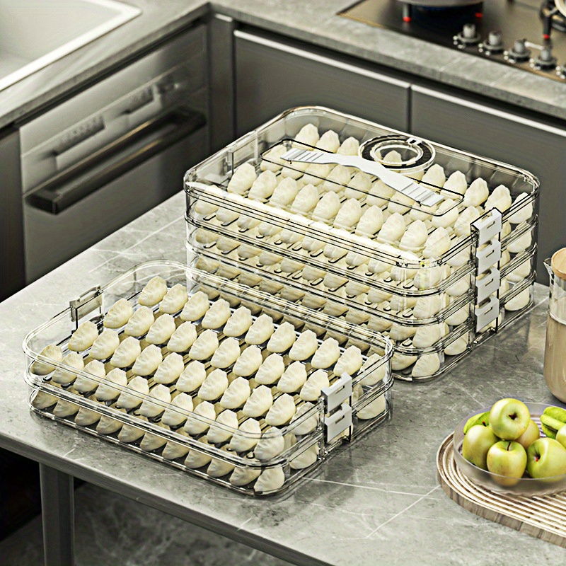 Food Storage Freezer - Pudełko do przechowywania pierogów, wielowarstwowa zamrażarka