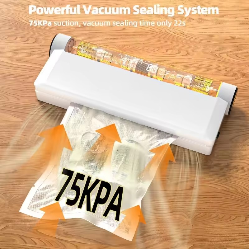Food Storage Vacuum Bags - Maszyna do pakowania próżniowego żywności 75KPA,