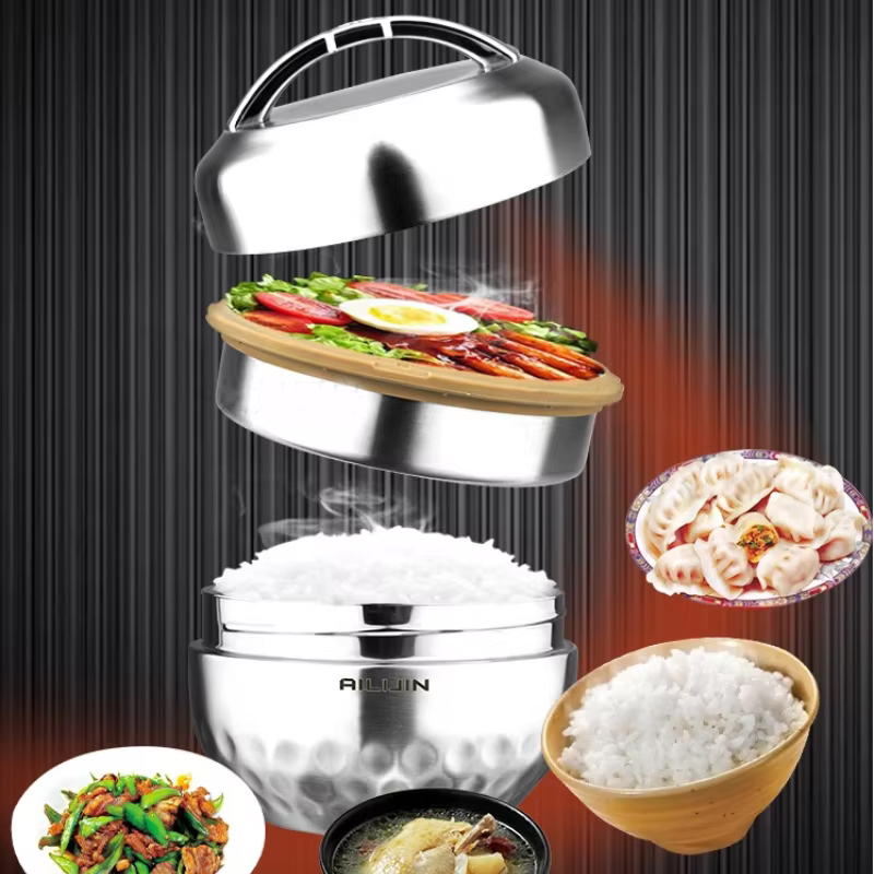 Food Storage Thermos - Podwójne pudełko na drugie śniadanie z