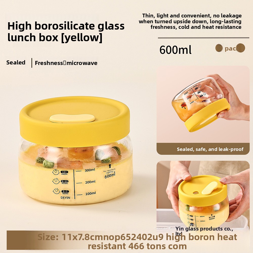 Food Storage Cupboard - Szklany pojemnik do przechowywania żywności Hermetyczna,