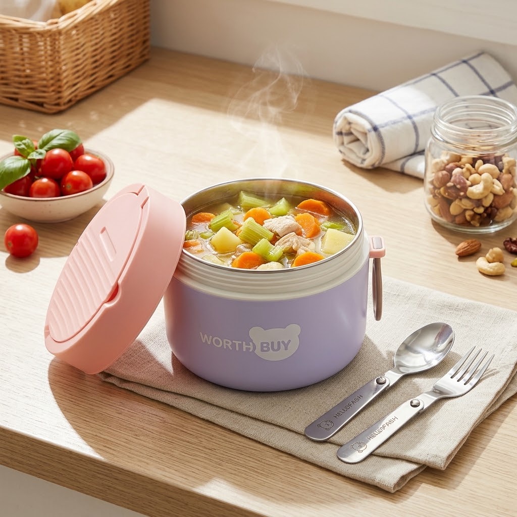 Food Storage Thermos - Termiczny pojemnik na lunch ze stali