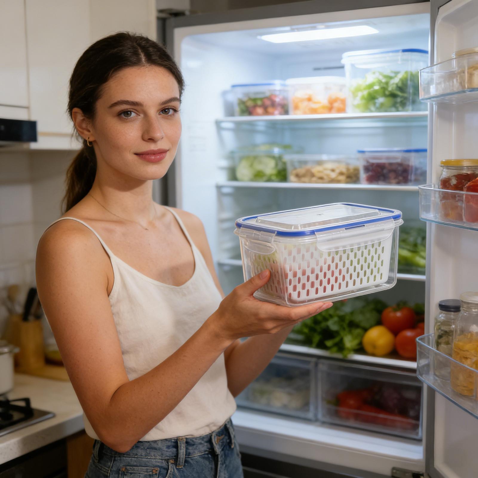 Pojemnik na żywność 4 w 1, prz – Food Storage With Colander recenzja i cena