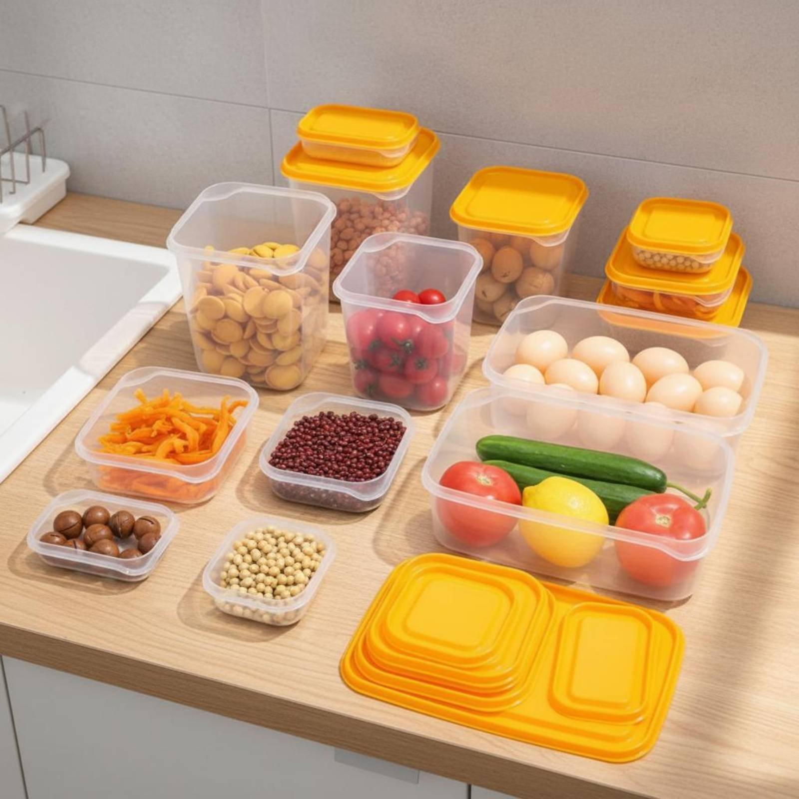 17-częściowy zestaw pojemników – Food Storage Boxes With Lids recenzja i cena