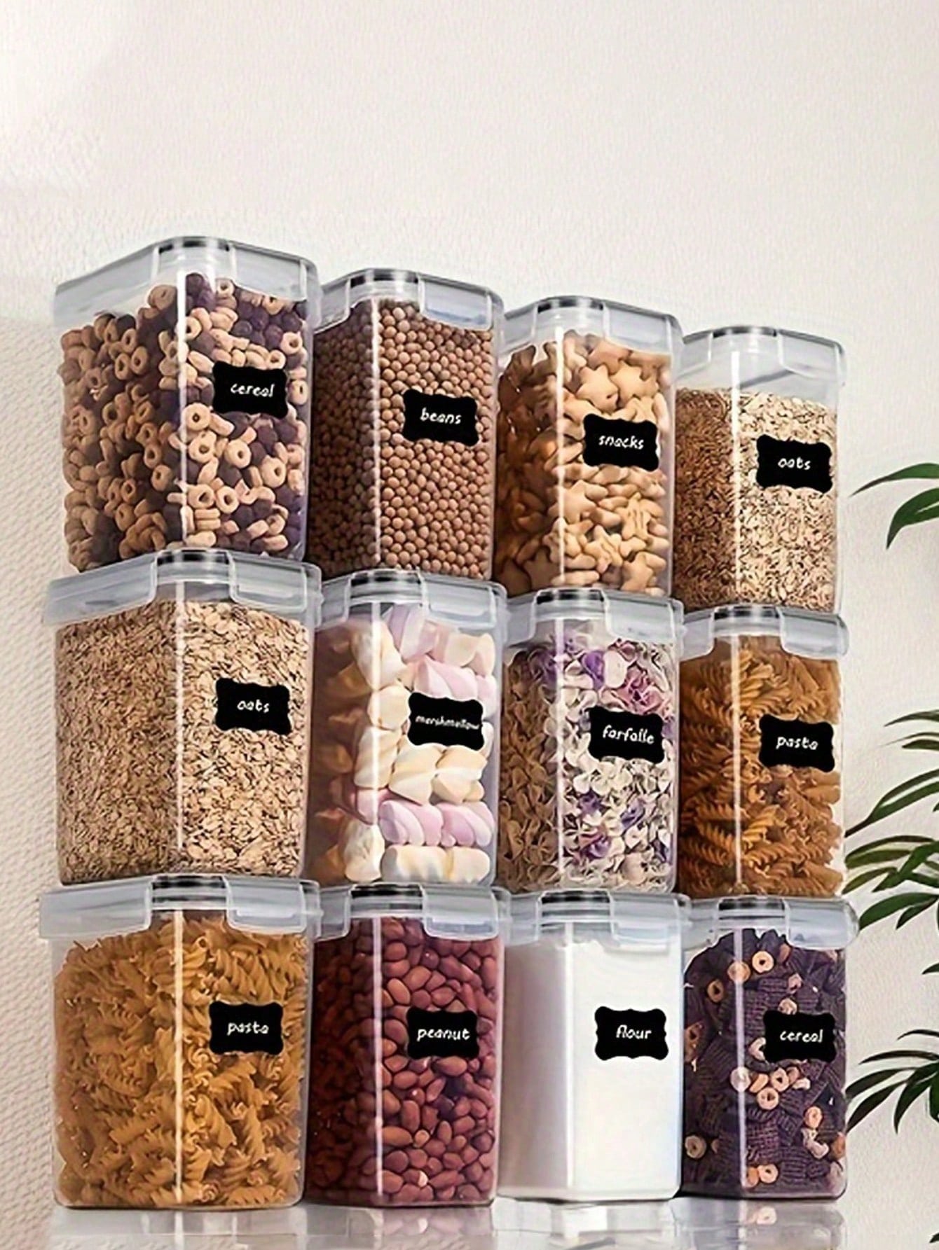 48 szt. Hermetycznych pojemnik – Food Storage In Pantry recenzja i cena