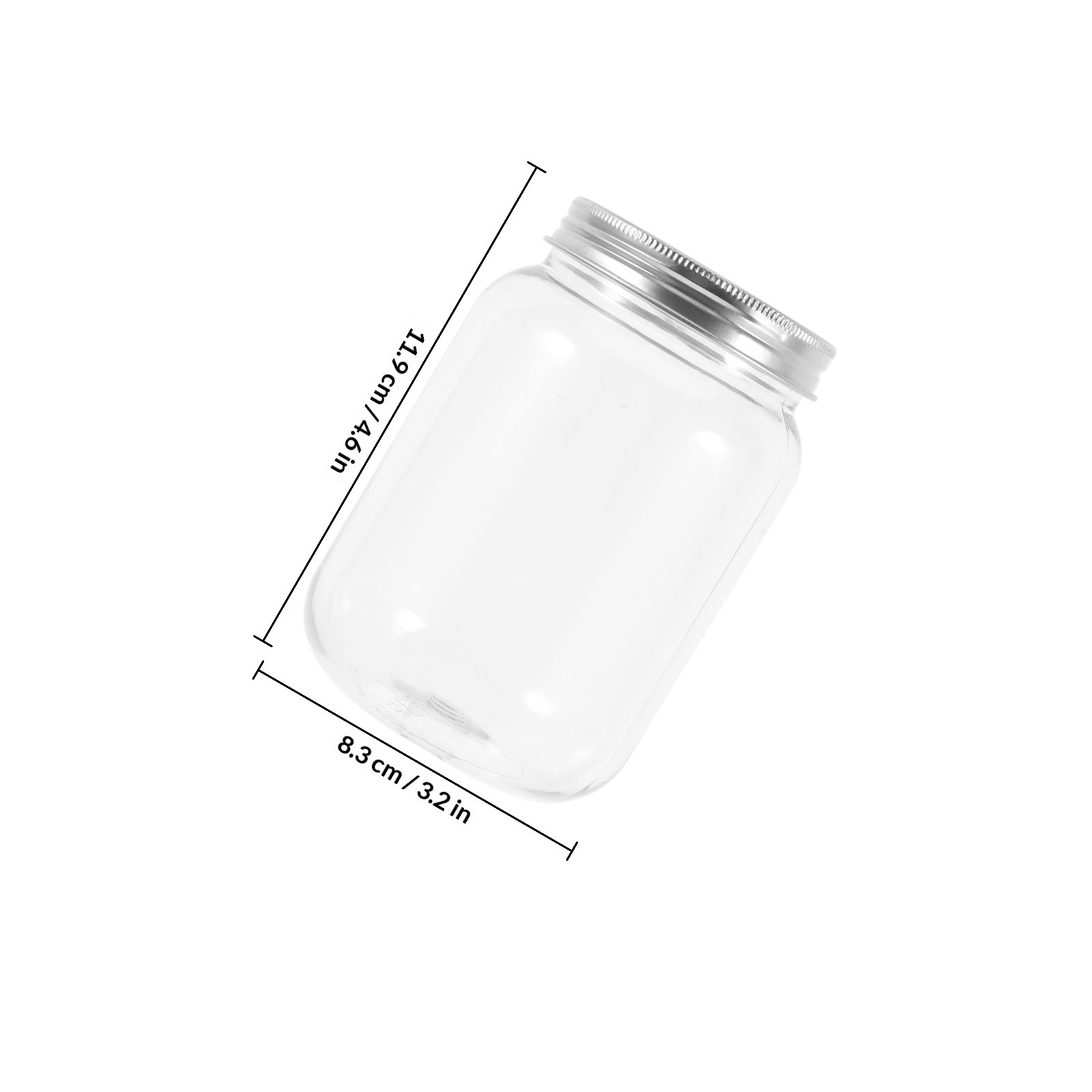 4 szt. Przezroczyste plastikow – Food Storage Jars & Containers recenzja i cena