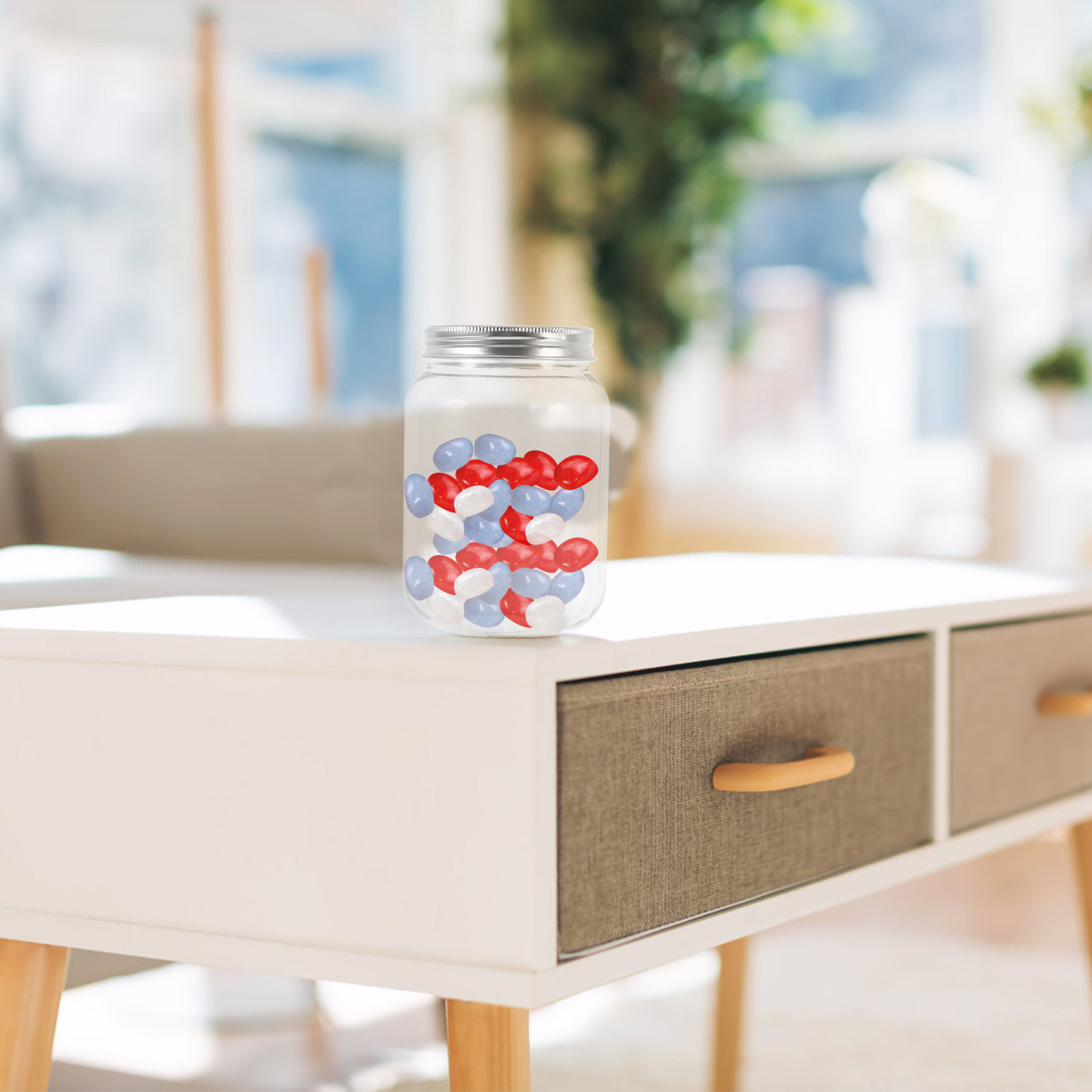 4 szt. Przezroczyste plastikow – Food Storage Jars & Containers recenzja i cena