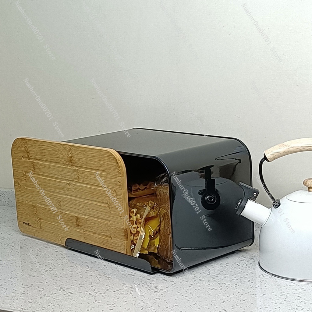 Pojemnik na chleb z bambusową  – Food Storage Box Stainless Steel recenzja i cena