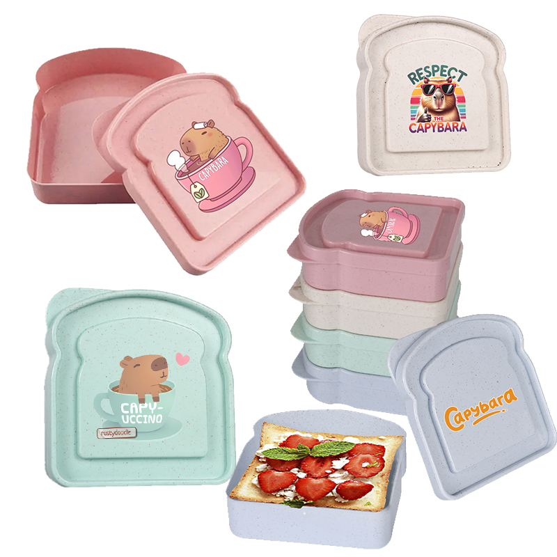 Pojemnik na kanapki z kapibarą – Food Storage Boxes With Lids recenzja i cena