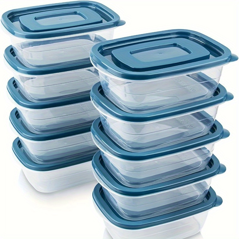Zestaw 6 przezroczystych, plas – Food Storage Boxes With Lids recenzja i cena