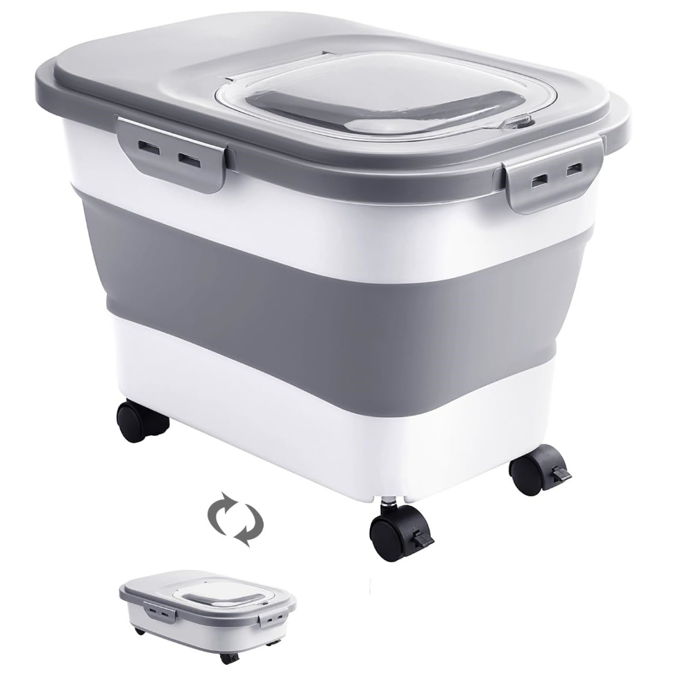 Pojemnik na karmę dla psów i k – Xl Food Storage Containers With Lids recenzja i cena