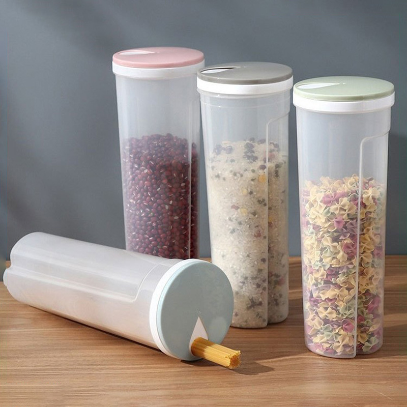 Pojemnik na makaron z tworzywa – Food Storage In Pantry recenzja i cena
