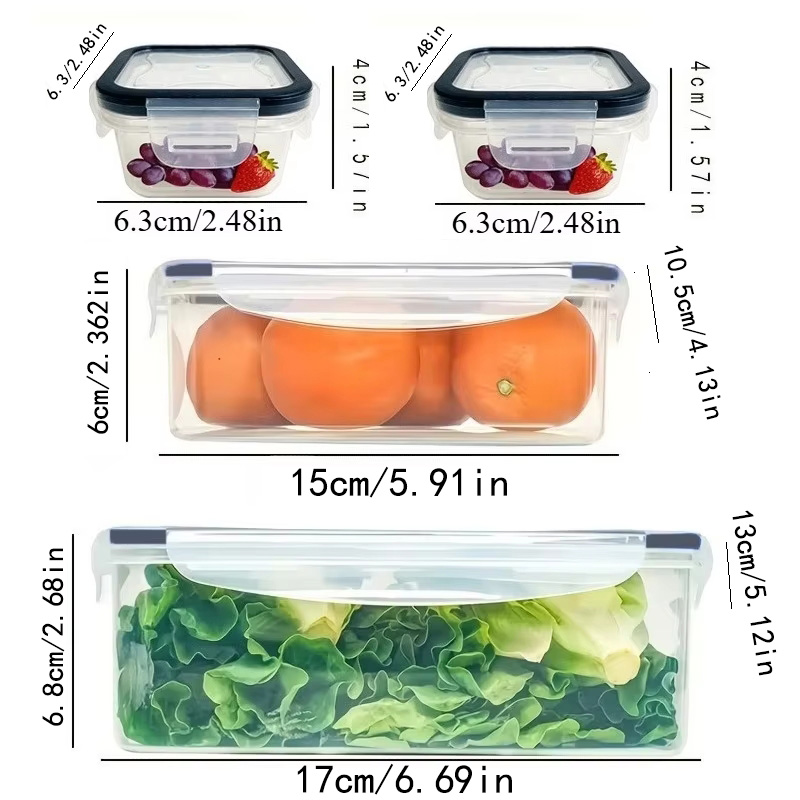 Zestaw 8 sztuk zawiera 4 pojem – Food Storage Boxes With Lids recenzja i cena
