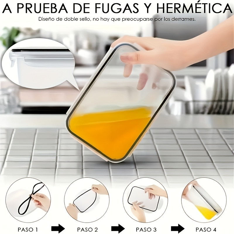 Zestaw 8 sztuk zawiera 4 pojem – Food Storage Boxes With Lids recenzja i cena