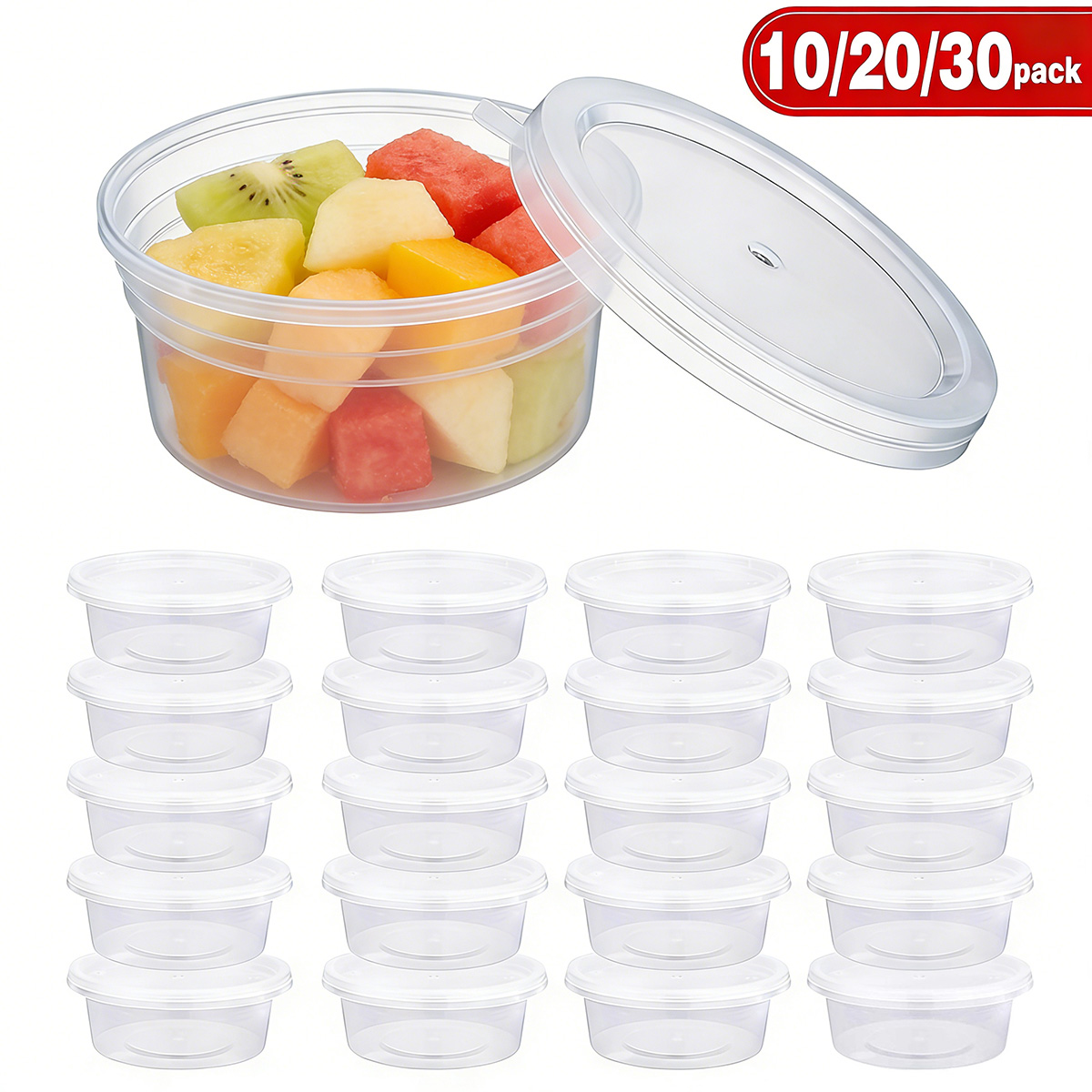 Zestaw 10/20/30 małych pojemni – Food Storage Boxes With Lids recenzja i cena