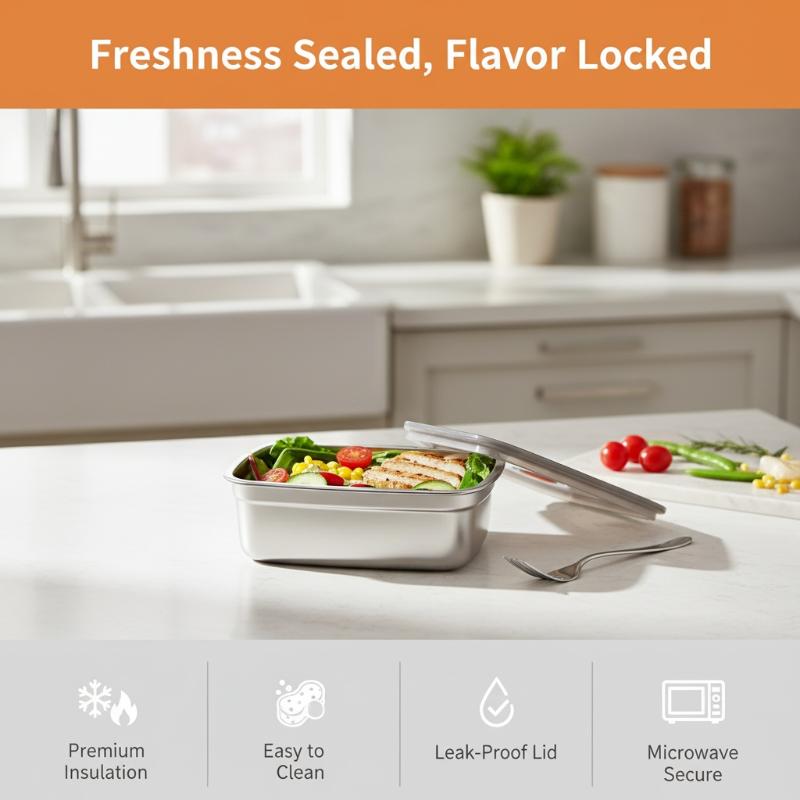 Pojemnik na lunch ze stali nie – Food Storage Box Stainless Steel recenzja i cena