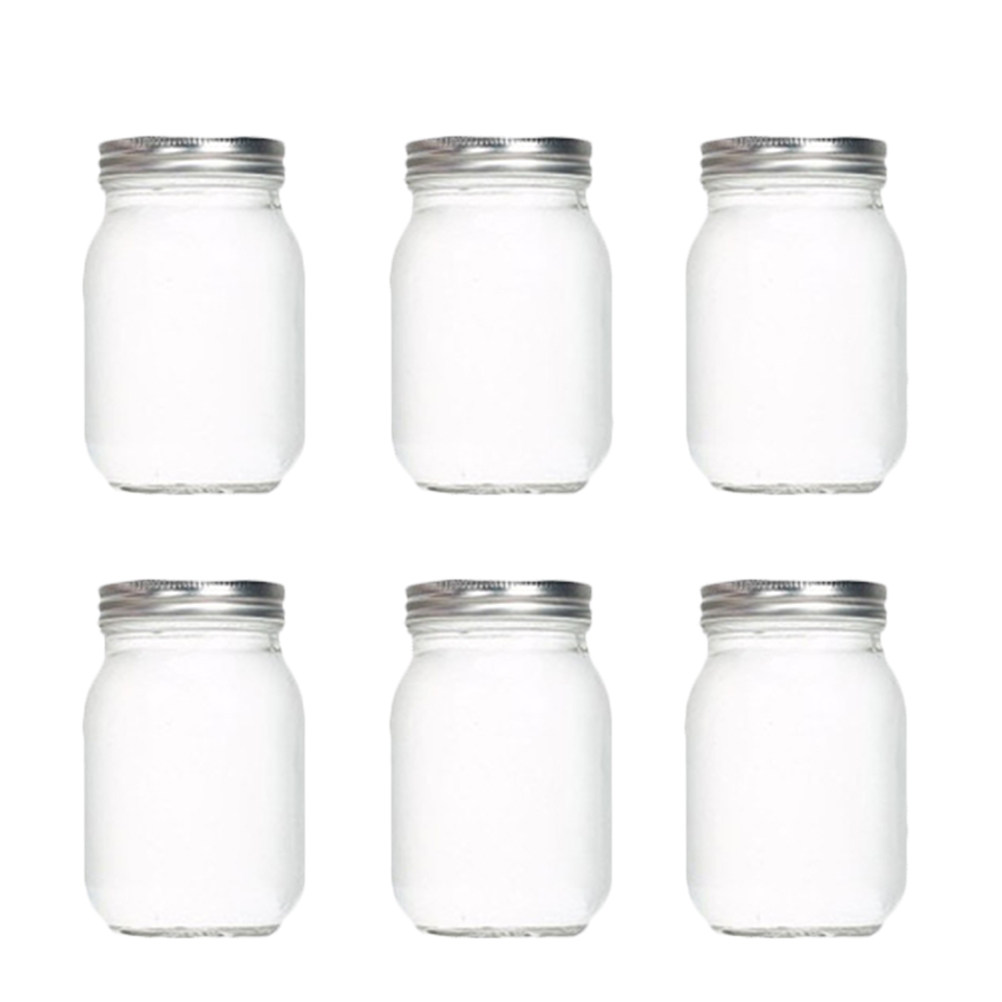 6 szt. Przezroczystych Okrągły – Food Storage Jars & Containers recenzja i cena