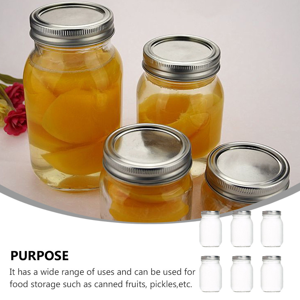 6 szt. Przezroczystych Okrągły – Food Storage Jars & Containers recenzja i cena