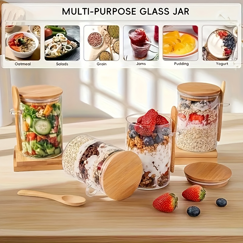 Zestaw 1/2/4/8 szt. szklanych  – Food Storage Yogurt recenzja i cena