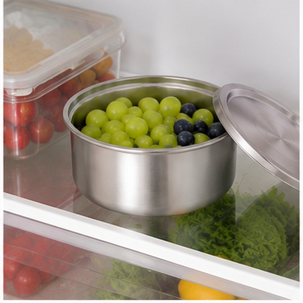Miska ze stali nierdzewnej 304 – Food Storage Boxes With Lids recenzja i cena