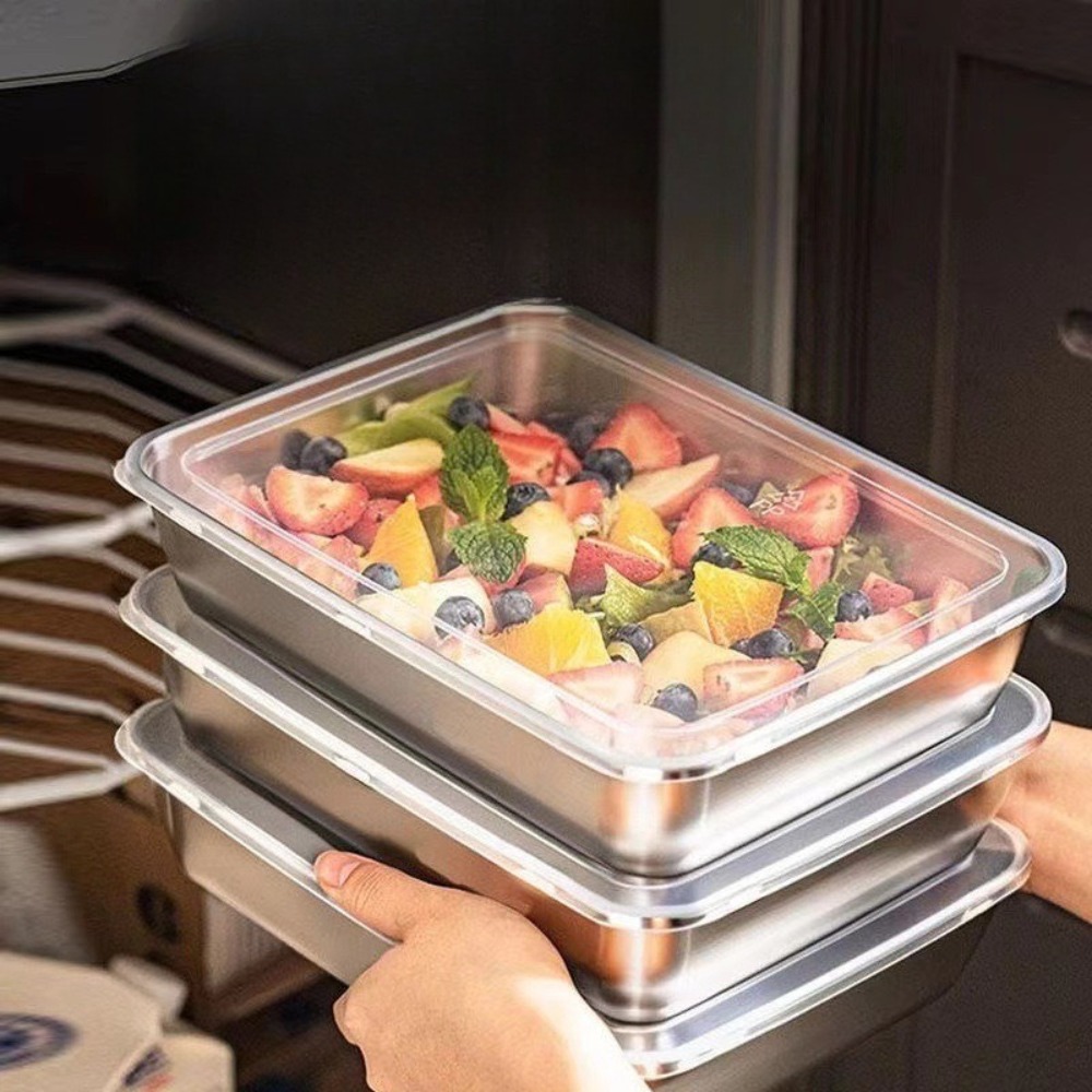Taca do serwowania z pokrywką  – Food Storage Boxes With Lids recenzja i cena