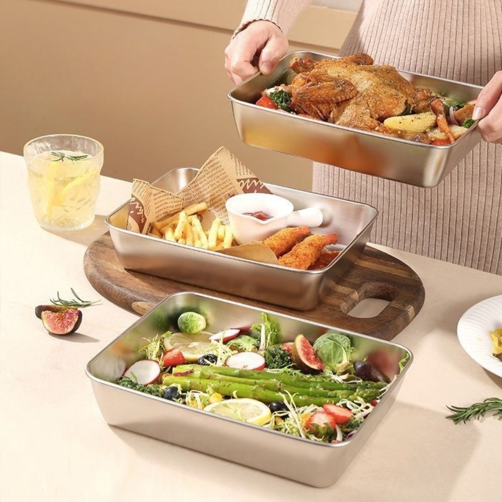 Taca do serwowania z pokrywką  – Food Storage Boxes With Lids recenzja i cena