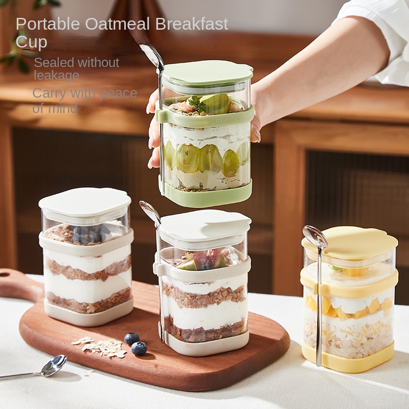 Szklany kubek na owsiankę nocn – Food Storage Yogurt recenzja i cena