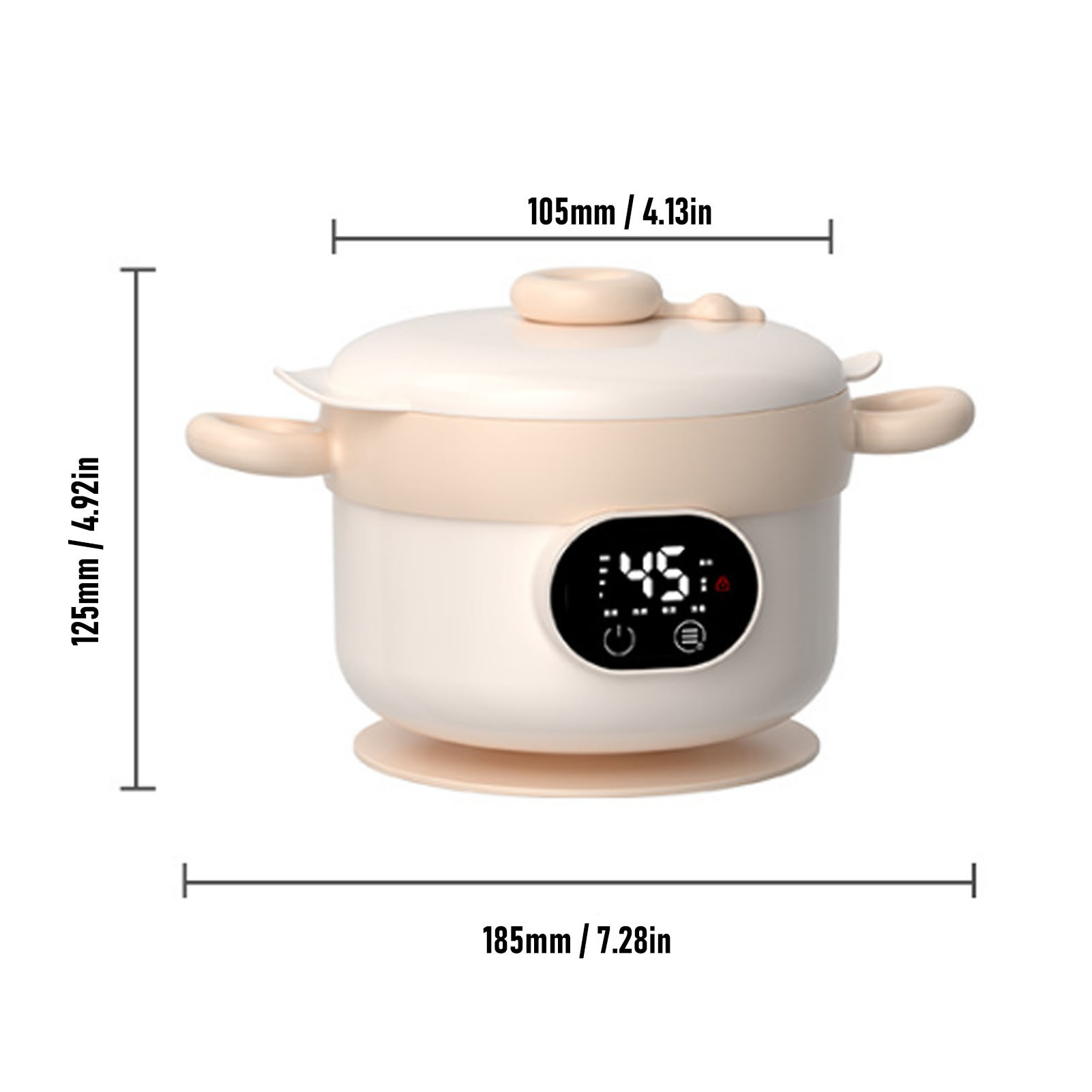 Elektryczna miska do podgrzewa – Food Storage Box Stainless Steel recenzja i cena