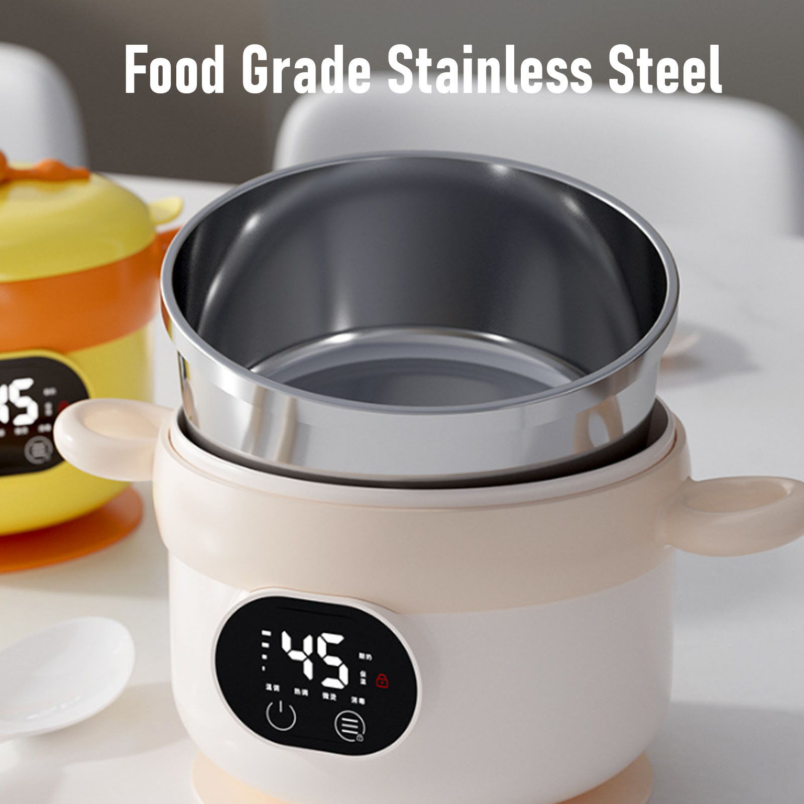 Elektryczna miska do podgrzewa – Food Storage Box Stainless Steel recenzja i cena