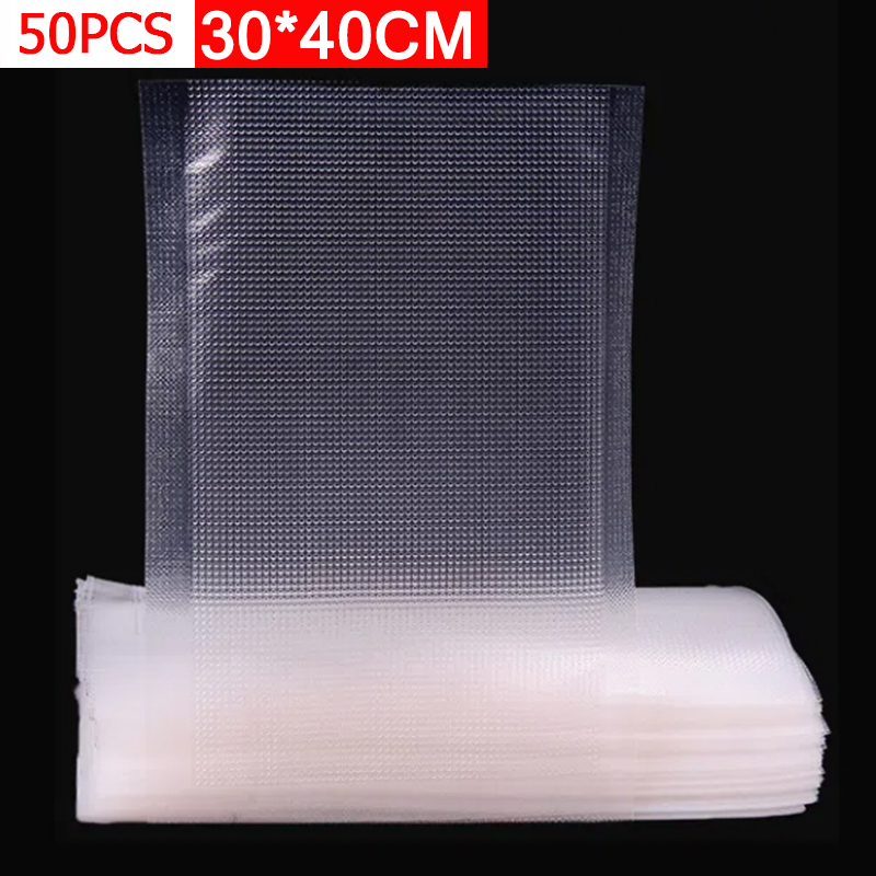 50 SZTUK 30x40cm Teksturowane  – Food Storage Vacuum Bags recenzja i cena