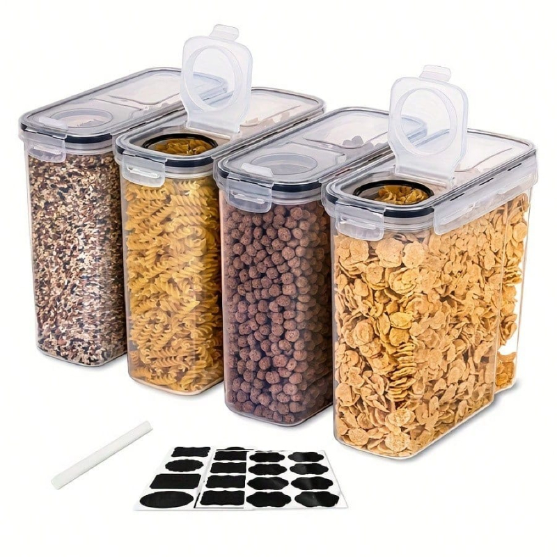 4-pak szczelnych pojemników do – Food Storage In Pantry recenzja i cena
