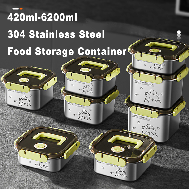 COOKER KING Pojemnik na żywnoś – Food Storage Box Stainless Steel recenzja i cena