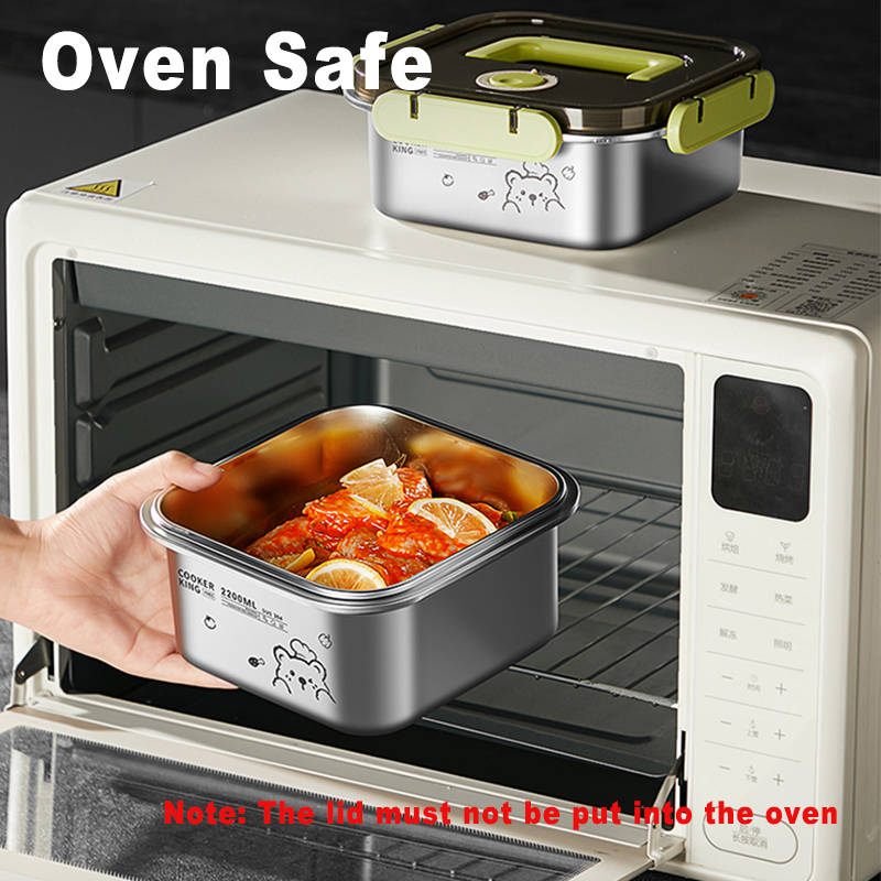 COOKER KING Pojemnik na żywnoś – Food Storage Box Stainless Steel recenzja i cena
