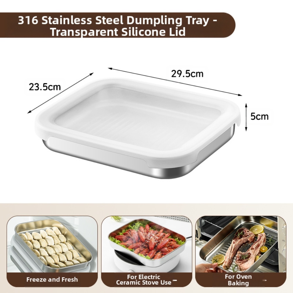 Pojemnik na żywność ze stali n – Food Storage Boxes With Lids recenzja i cena