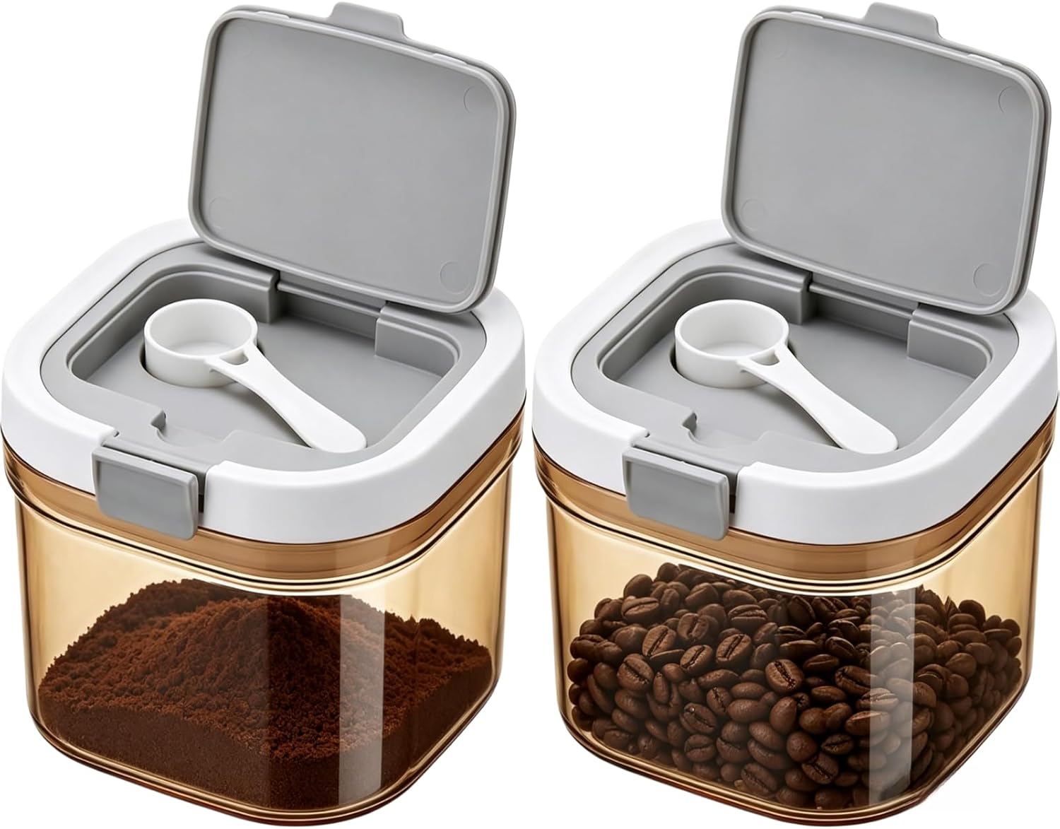 2 szt. Pojemnik na kawę z miar – Food Storage Jars Airtight recenzja i cena