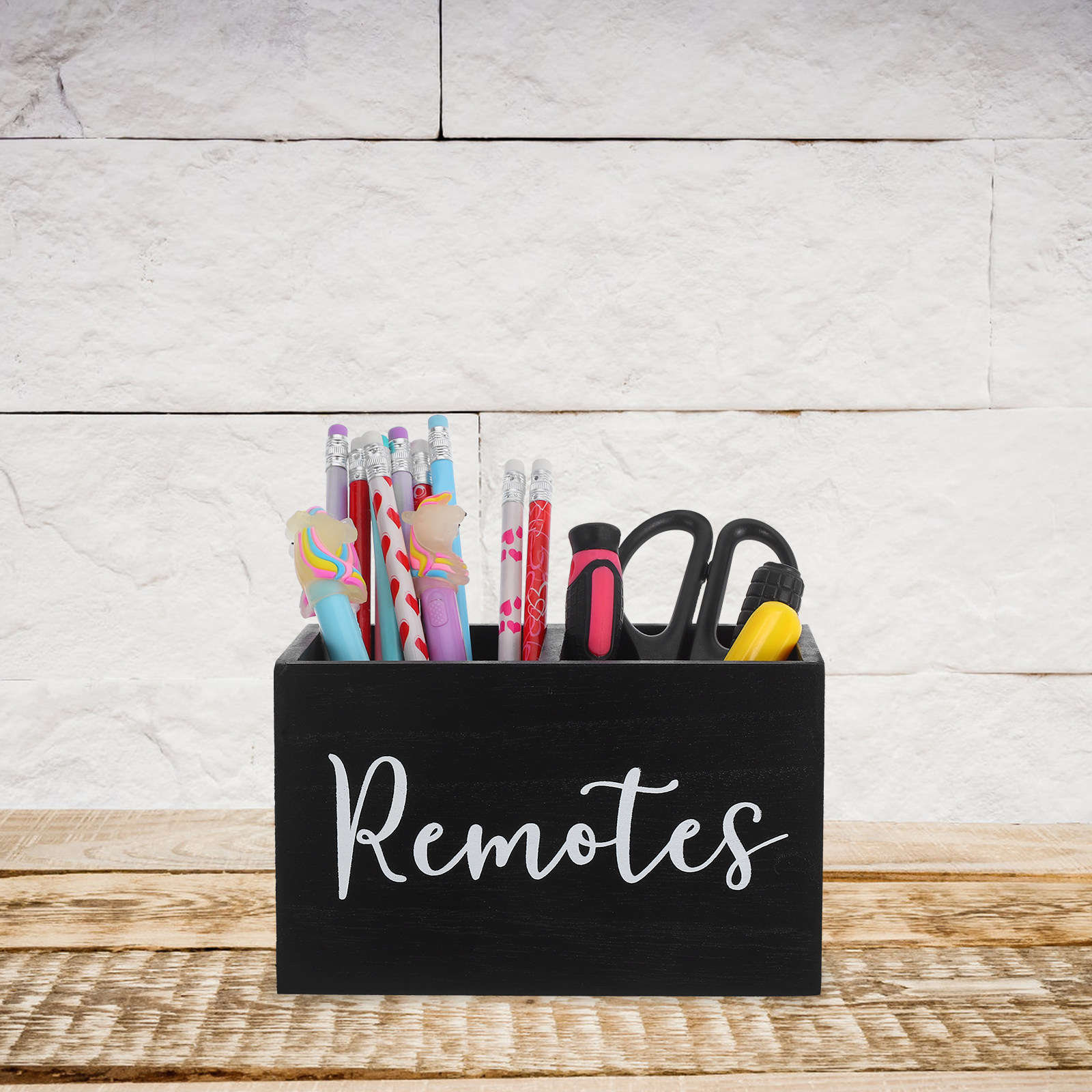 Drewniany organizer na piloty  – Food Storage And Organizer recenzja i cena