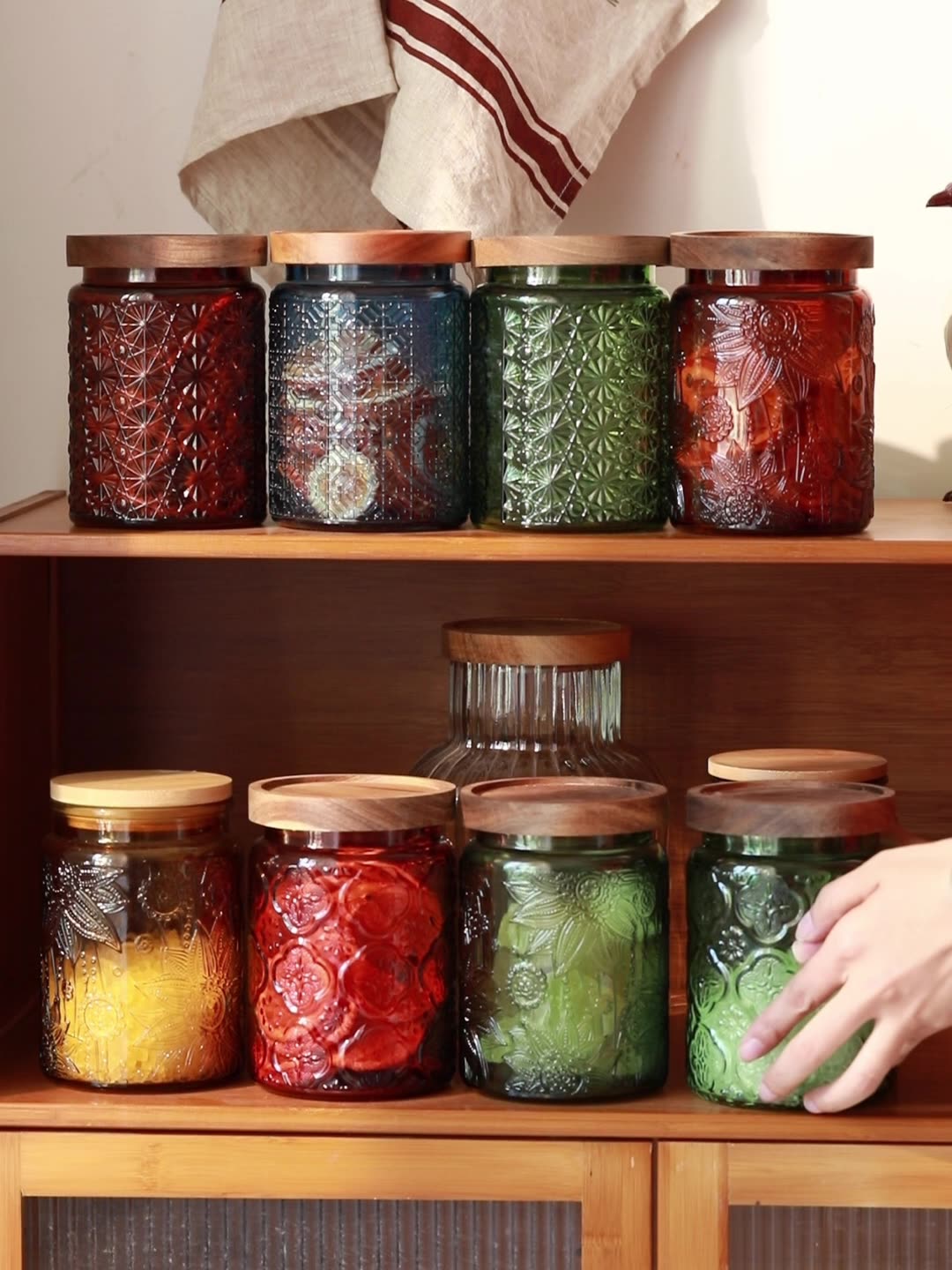 Szklany słoik kuchenny w stylu – Food Storage In Pantry recenzja i cena